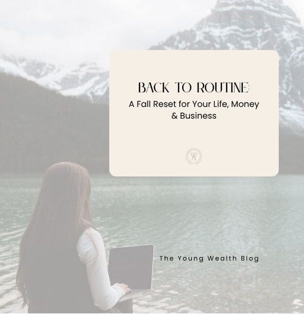 Fall reset for your life, money & business image