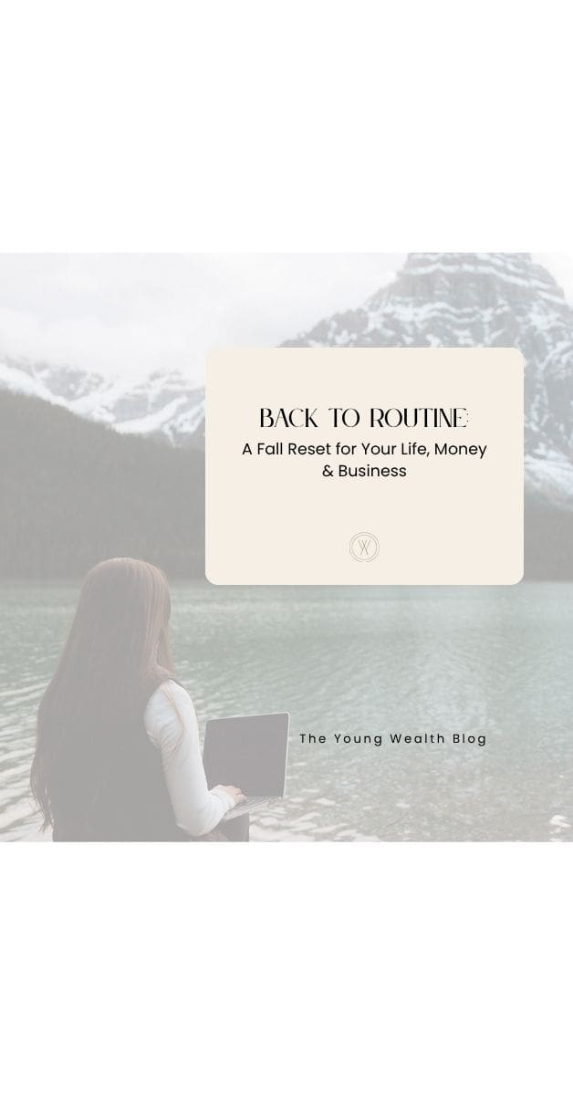 Fall reset for your life, money & business image