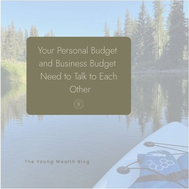 Blog cover photo for Young Wealth Co Personal and Small Business budgeting